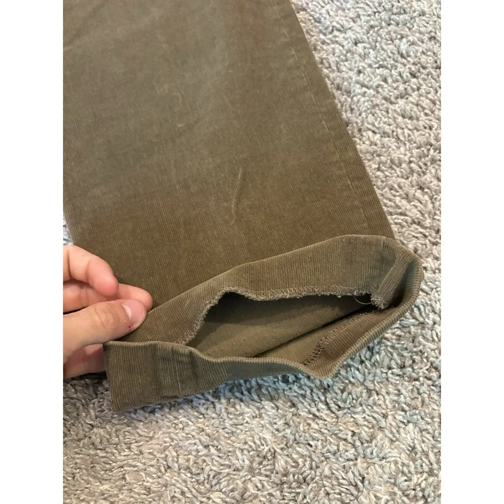 Lauren Ralph Lauren Corduroy Dog Pants Men 34x28 Brown Preppy Dress Cotton READ!